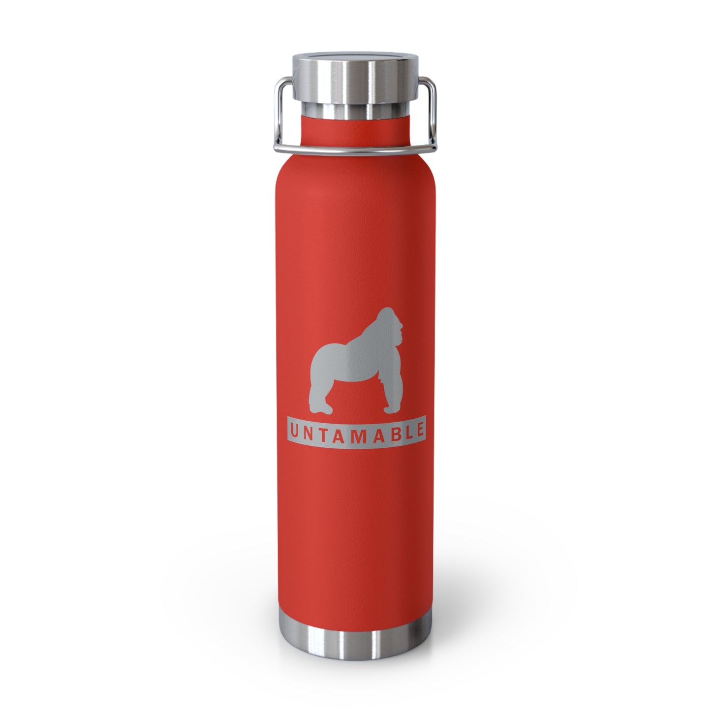 Untamable Copper Vacuum Insulated Bottle, Silver Gorilla 22oz