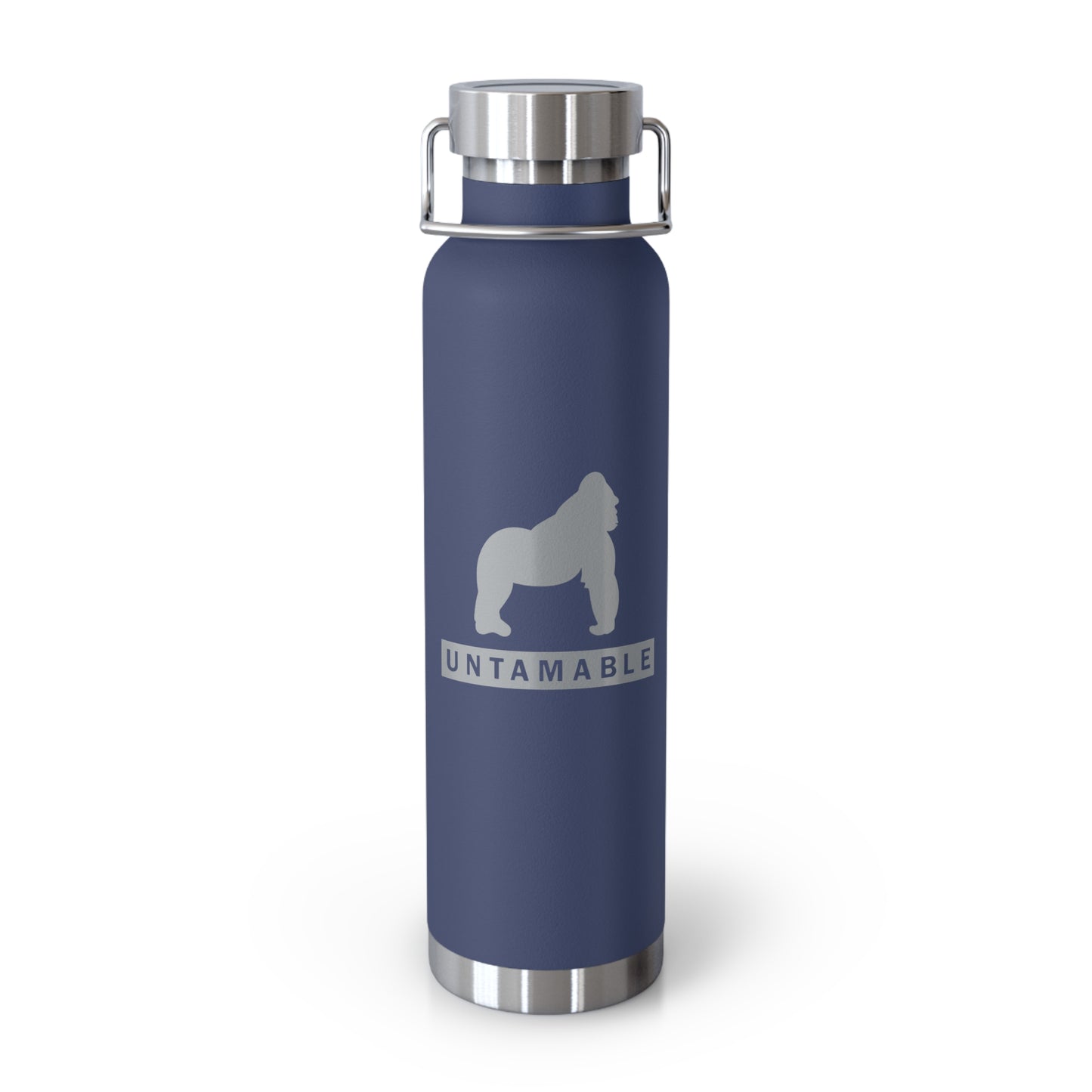 Untamable Copper Vacuum Insulated Bottle, Silver Gorilla 22oz