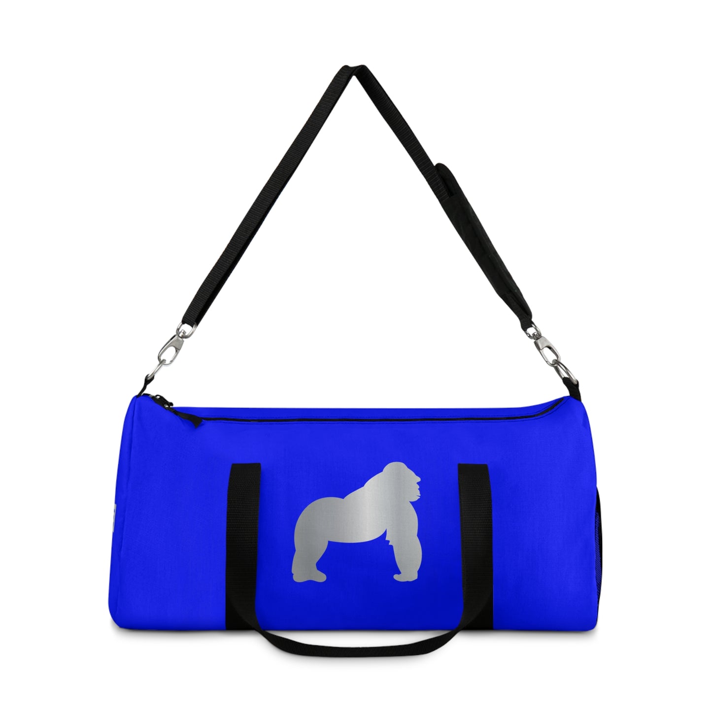 Untamable Duffle Bag Blue with Silver Gorilla