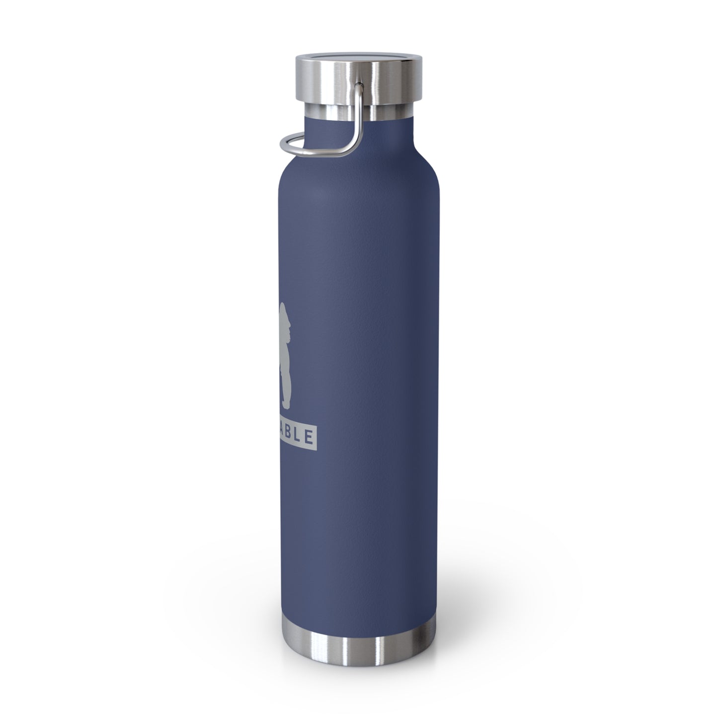 Untamable Copper Vacuum Insulated Bottle, Silver Gorilla 22oz