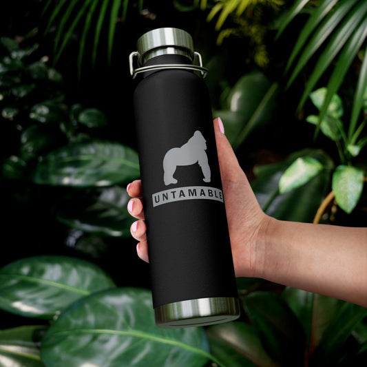 Untamable Copper Vacuum Insulated Bottle, Silver Gorilla 22oz