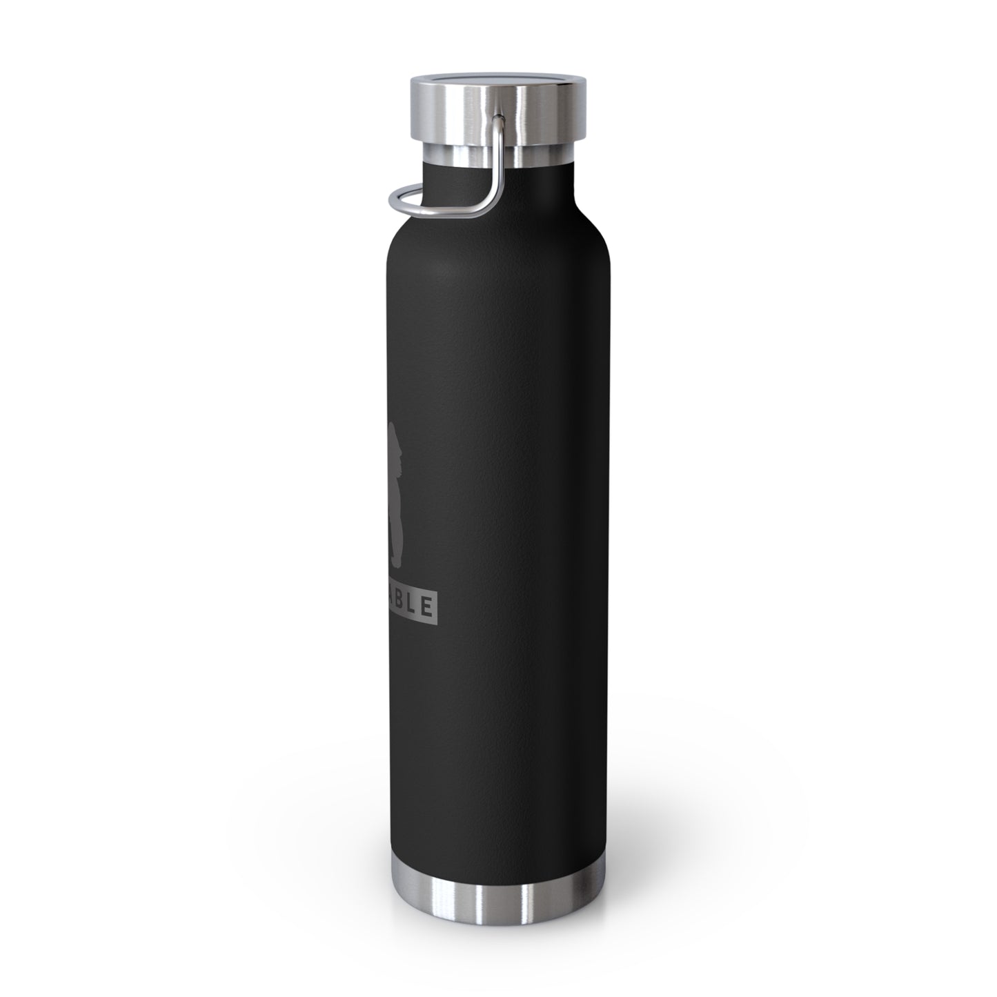 Untamable Copper Vacuum Insulated Bottle, Black Gorilla 22oz