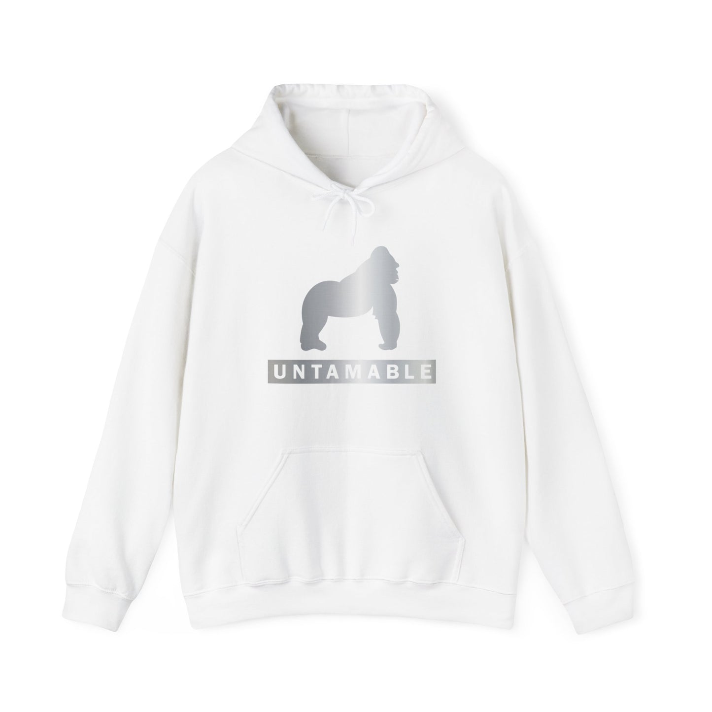 Untamable Hoodie with Silver Logo on Chest