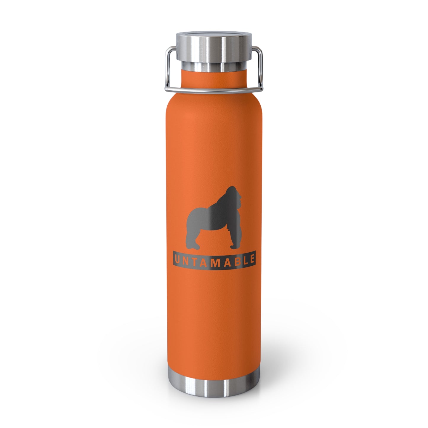 Untamable Copper Vacuum Insulated Bottle, Black Gorilla 22oz