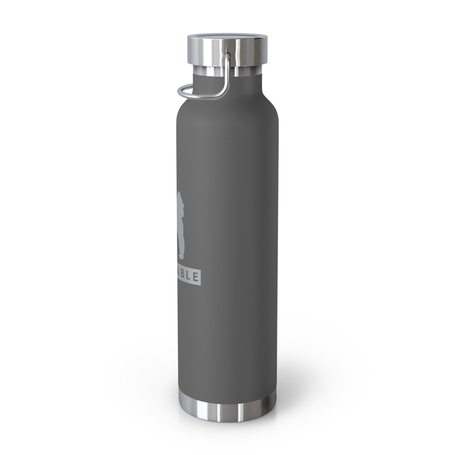 Untamable Copper Vacuum Insulated Bottle, Silver Gorilla 22oz