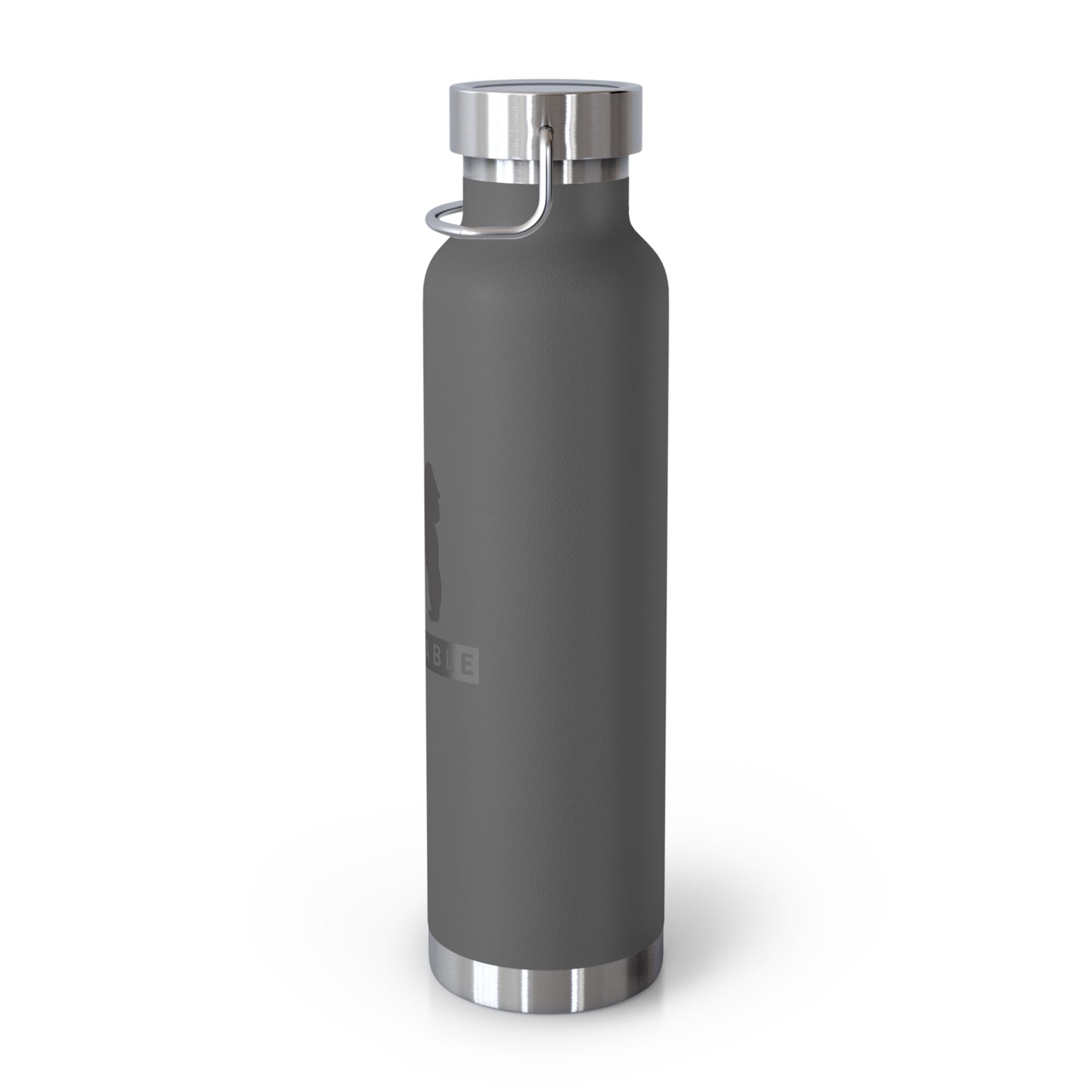 Untamable Copper Vacuum Insulated Bottle, Black Gorilla 22oz