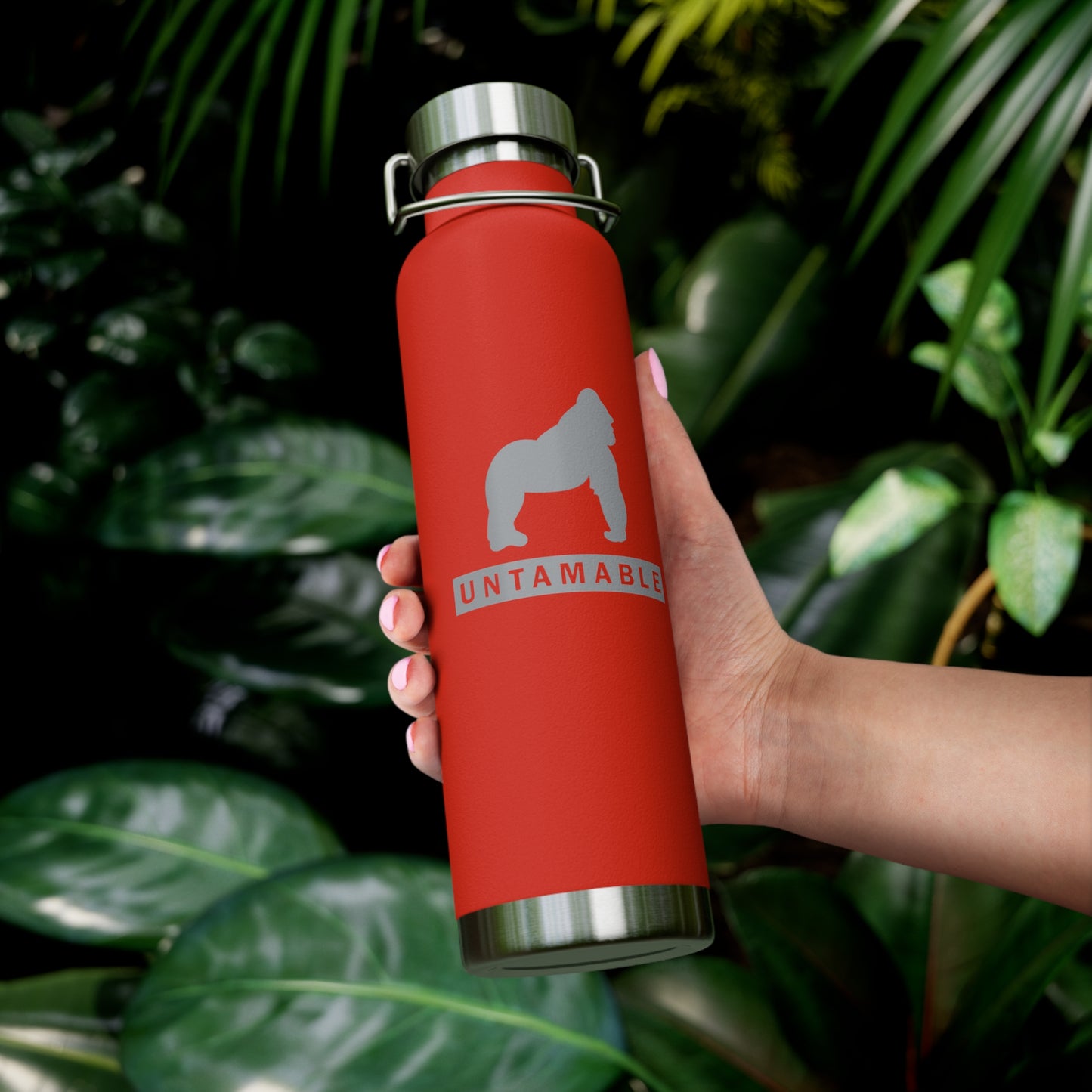 Untamable Copper Vacuum Insulated Bottle, Silver Gorilla 22oz