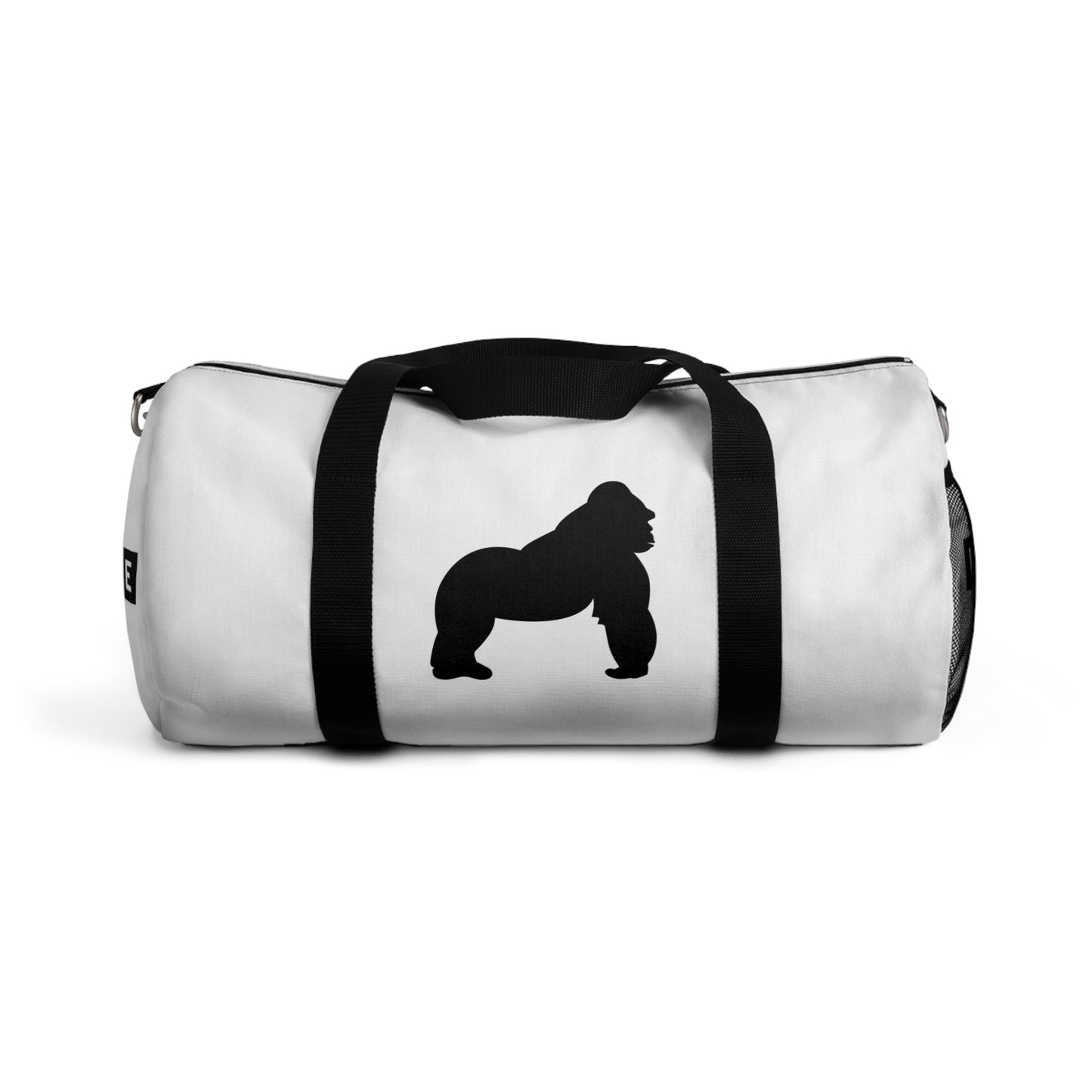 Untamable Duffle Bag White with Black Logo