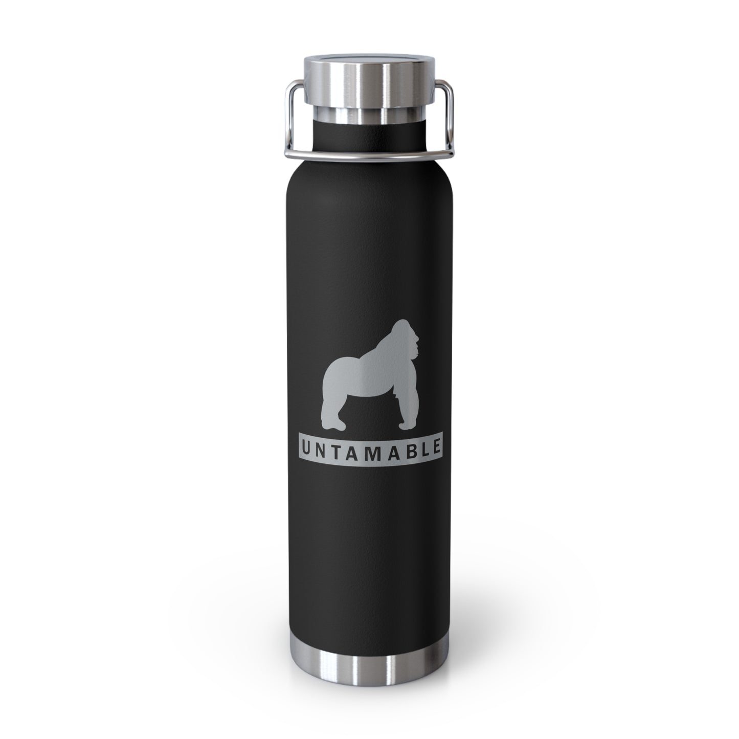 Untamable Copper Vacuum Insulated Bottle, Silver Gorilla 22oz