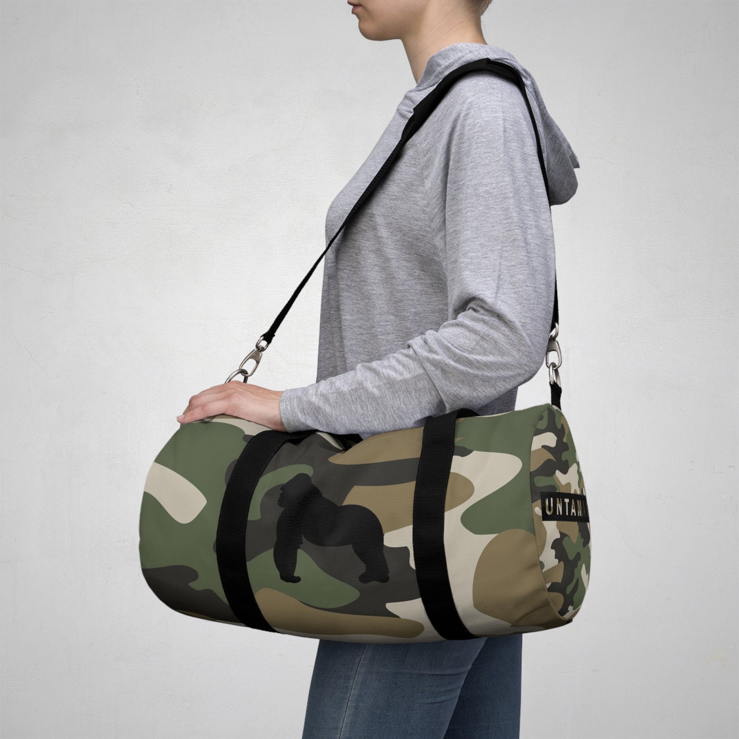 Untamable Duffle Bag Camo with Black Gorilla