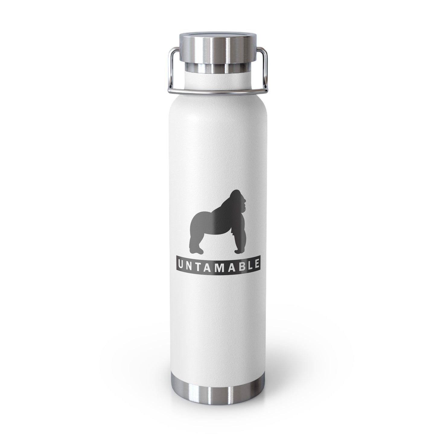 Untamable Copper Vacuum Insulated Bottle, Black Gorilla 22oz